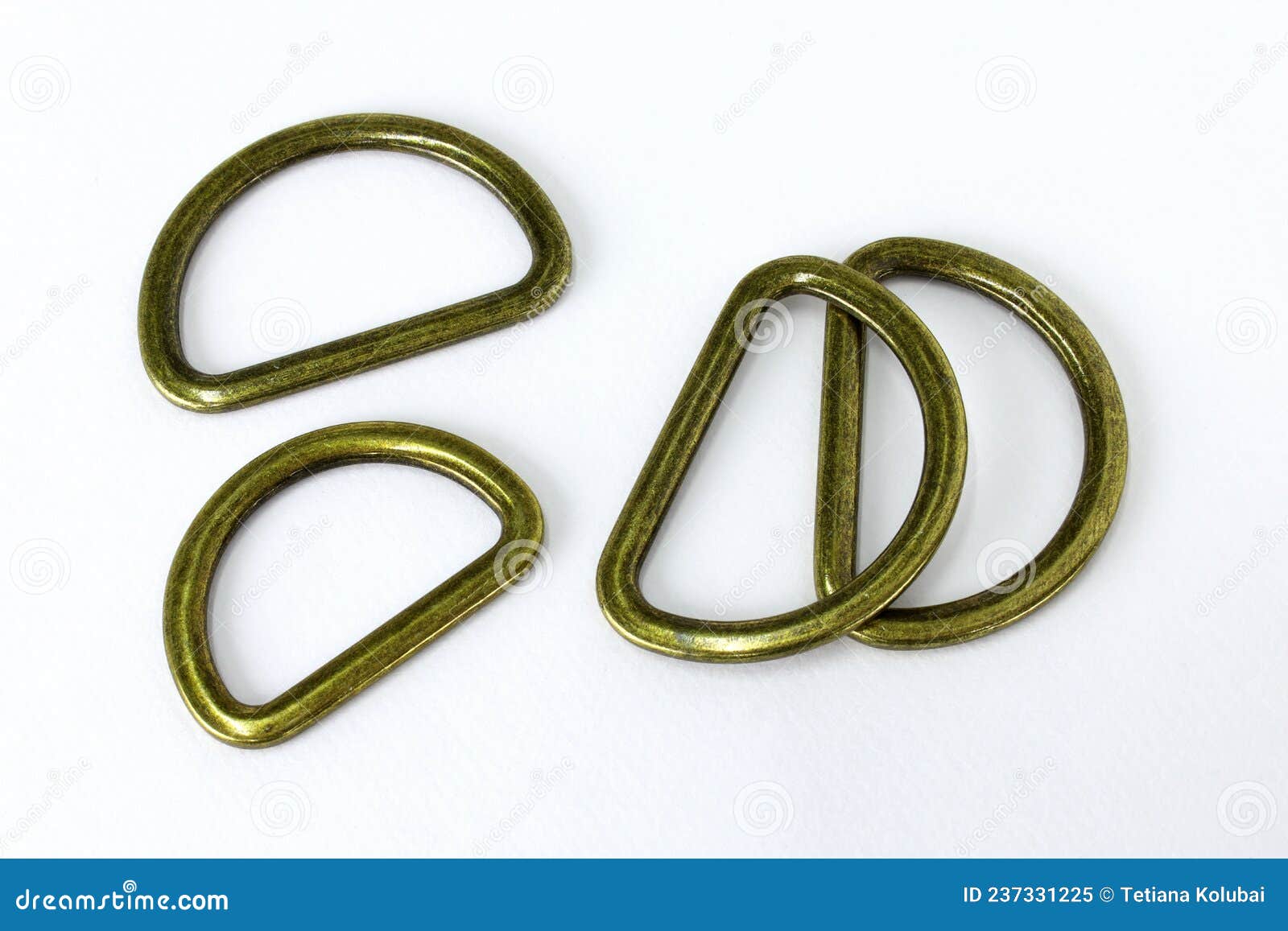 tia d ring buckle strap semi circular close up white background d shaped loop small half ring d ring purse bag making 237331225