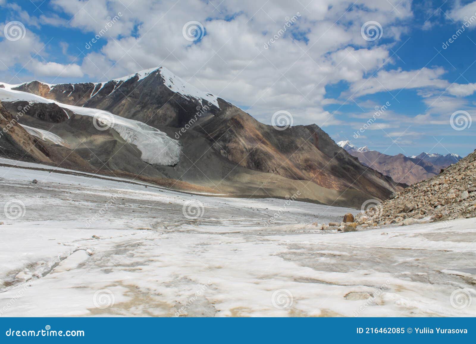 tian shan mountains snow and ice