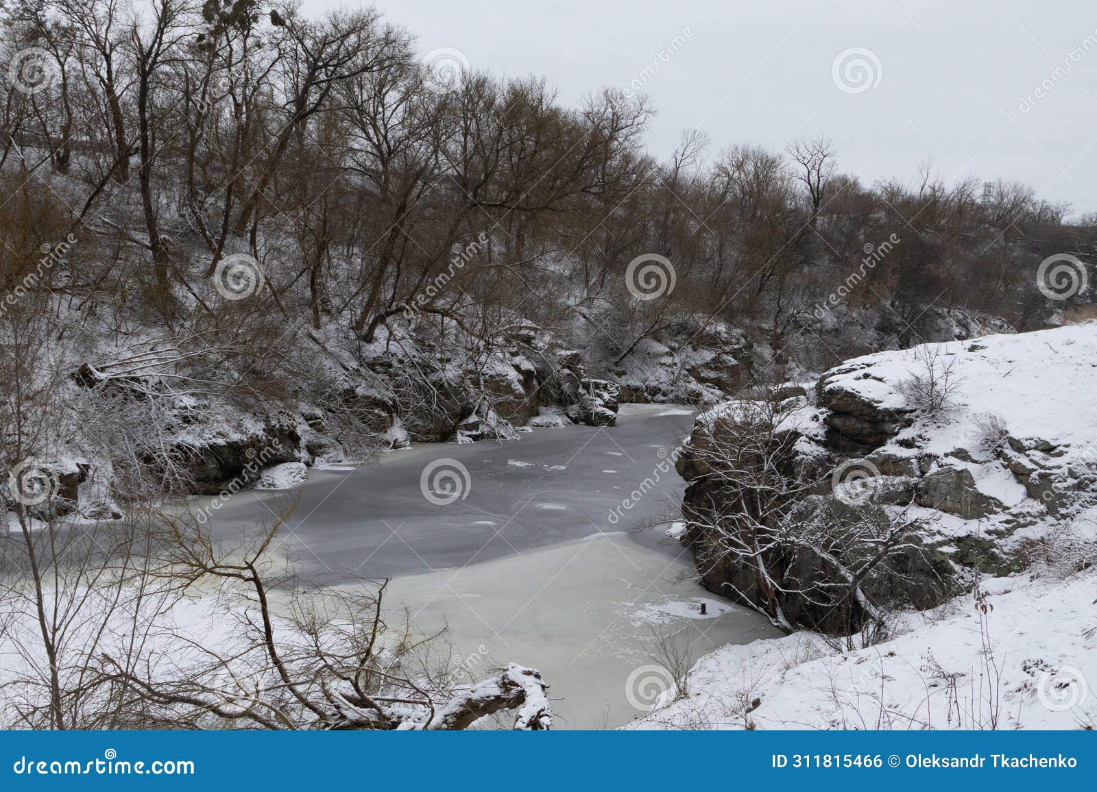 tiasmyn canyon at the winter time