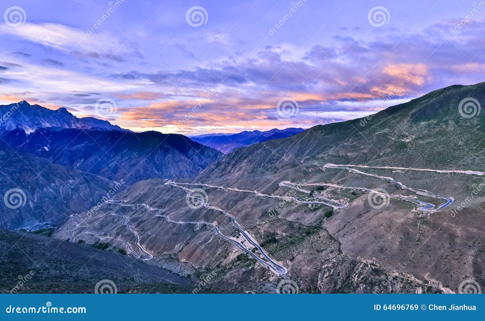 Tibet scenery stock image. Image of beautiful, tibet - 64696769