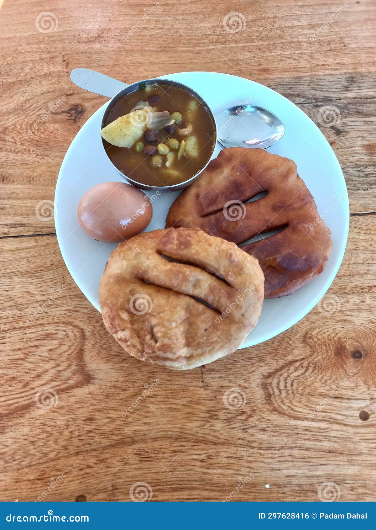 Tibetan Bread Breakfast stock photo. Image of baking 297628416