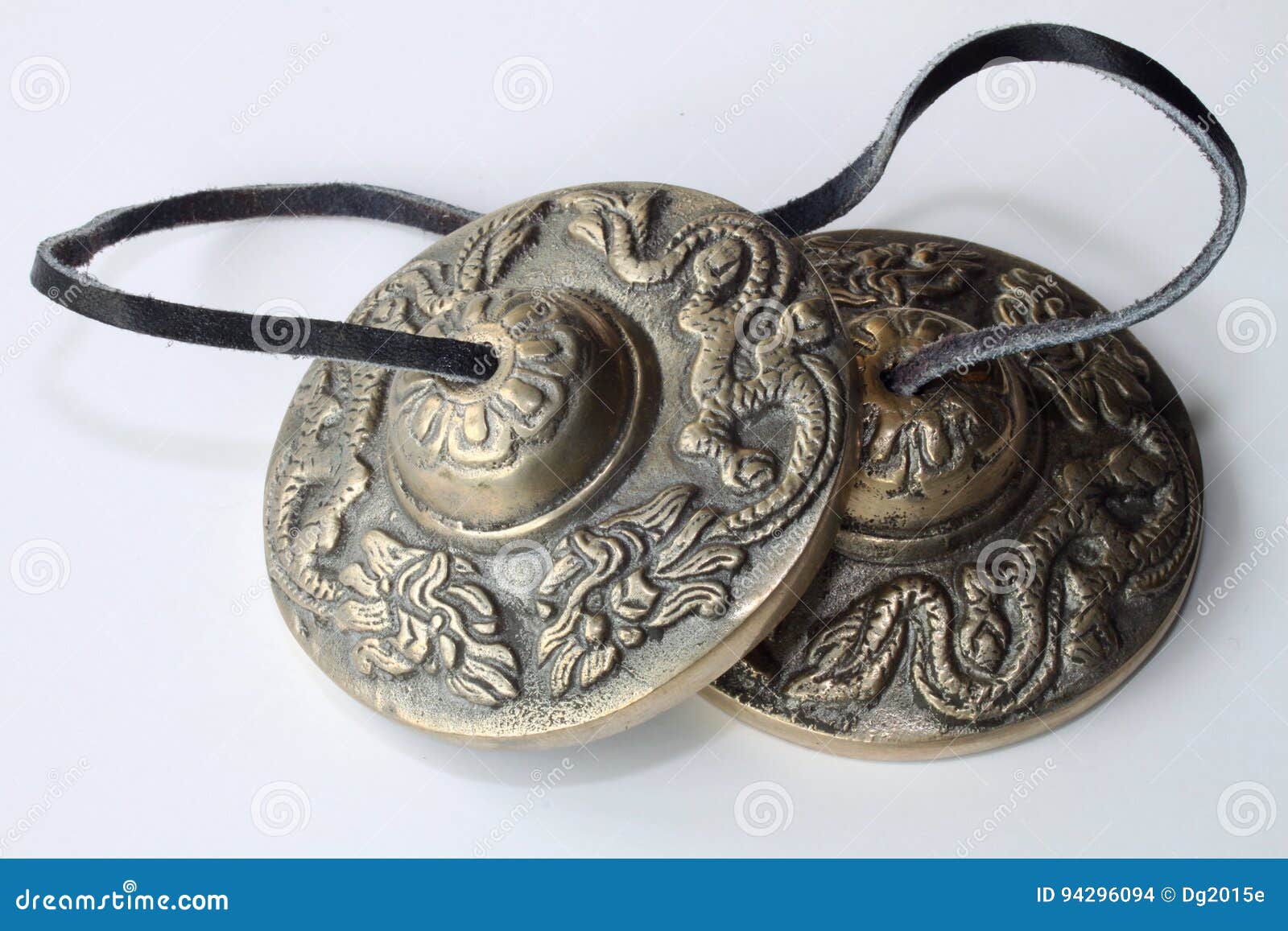 Tibetan chimes stock photo. Image of leather, white, strap 94296094