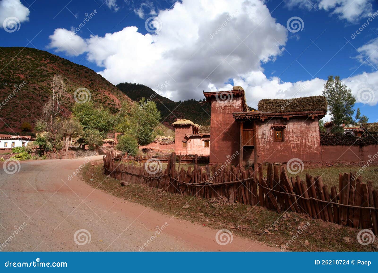 Tibetan home stock photo. Image of shanty 26210724