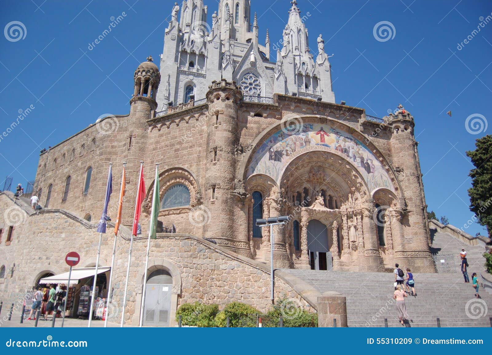 tibidabo church, sagrado corazon