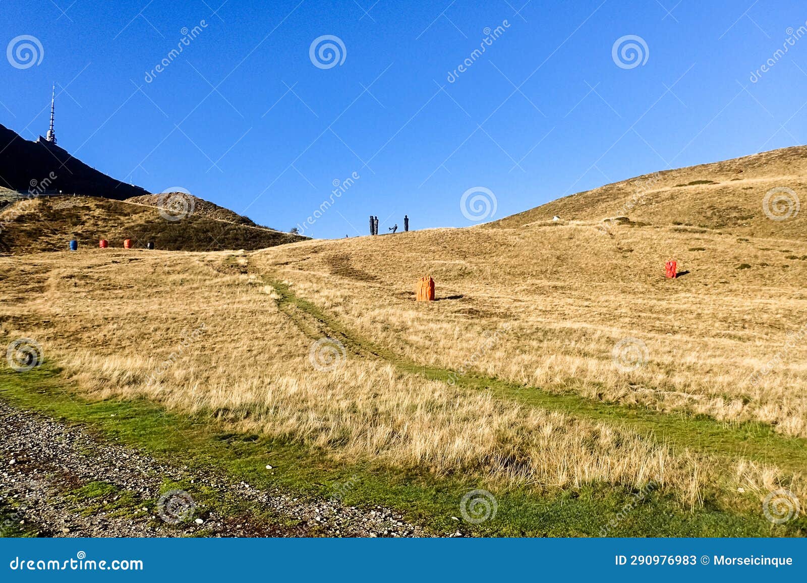 ticino, switzerland: panorama of the walk between monte tamaro and monte lema