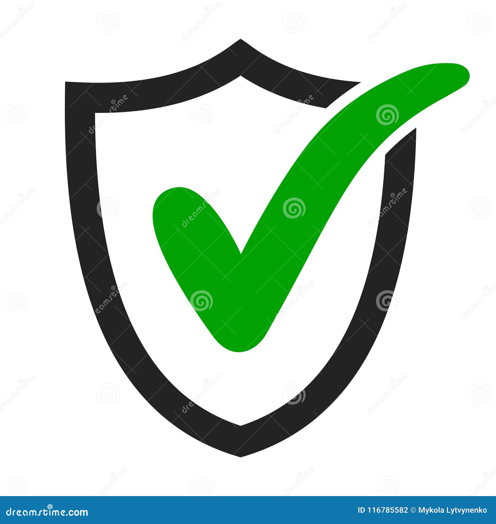 Double check icon two green checkmarks Royalty Free Vector