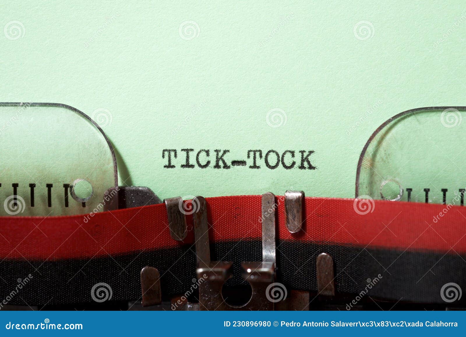 tick tock text