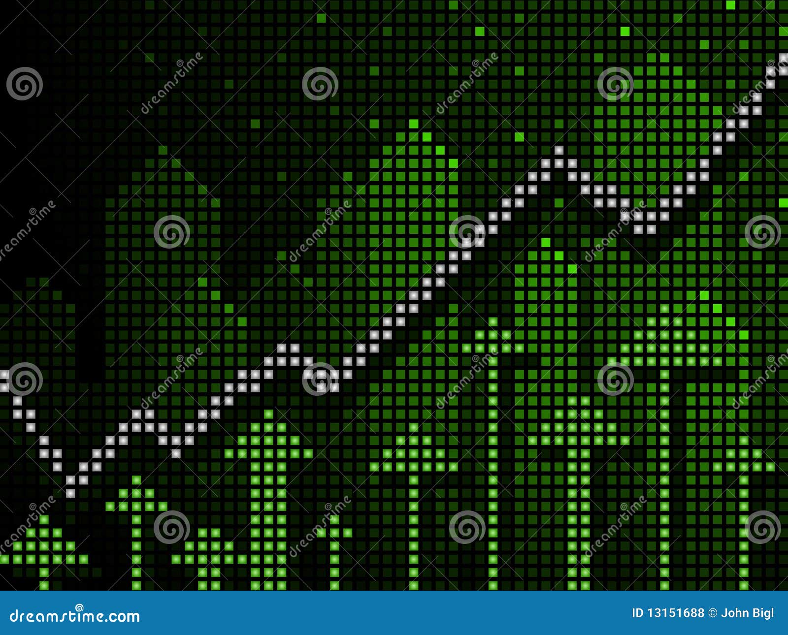 ticker business chart up