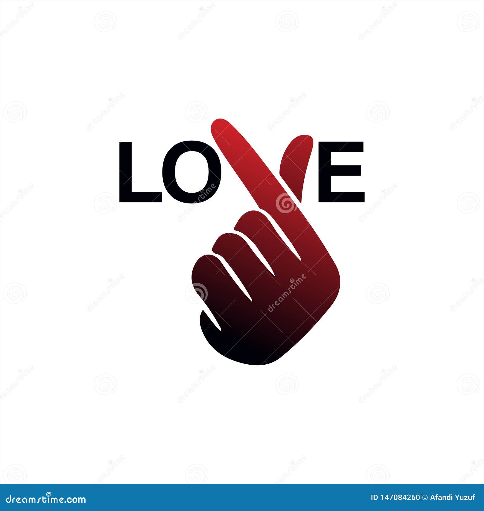 Hand with love you gesture icon set Stock Vector Image & Art - Alamy