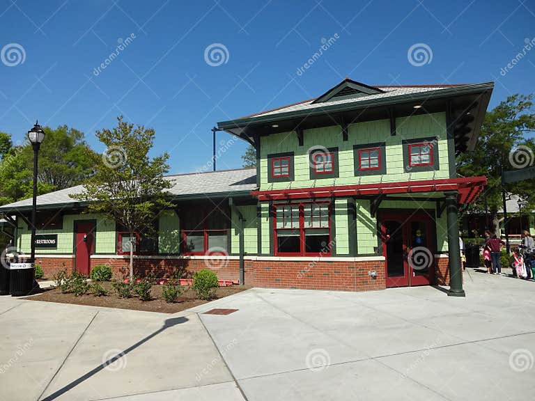 Ticket Booth at Pullen Park in Raleigh, North Carolina Editorial Stock