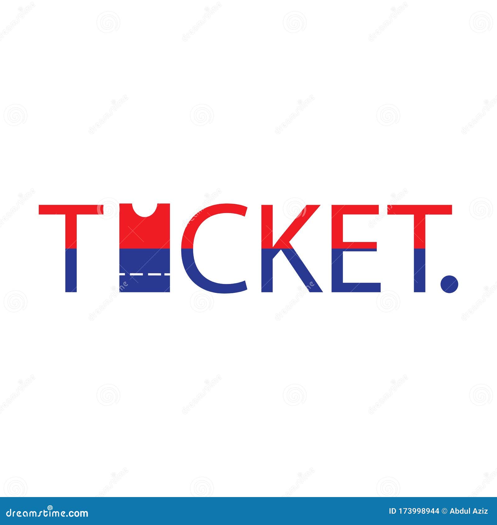 Ticket logo vector stock vector. Illustration of business 173998944