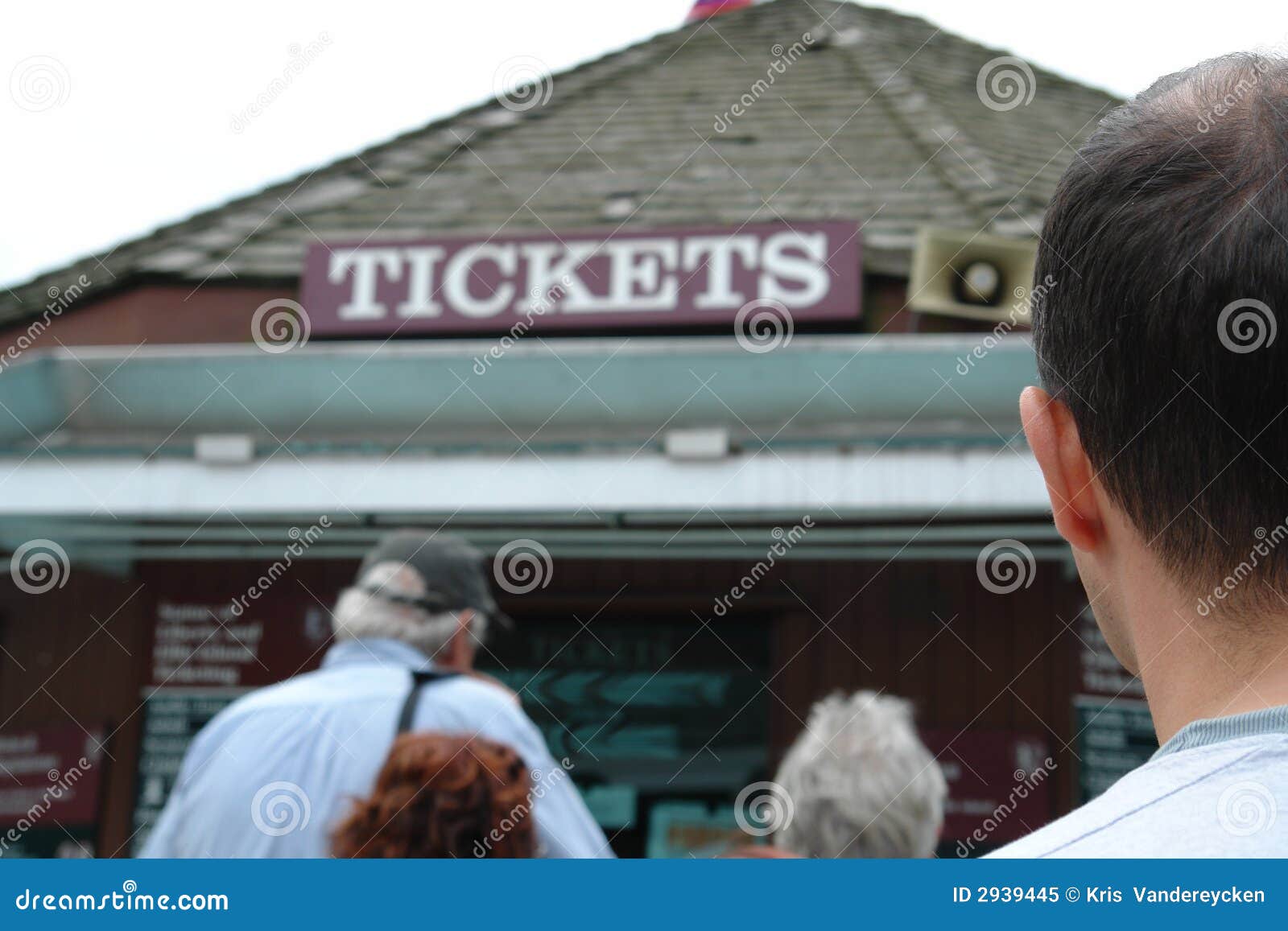 Ticket vendor booth stock image. Image of attraction, vendor 2939445