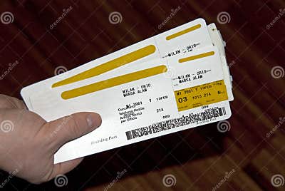 Tickets fly stock image. Image of leave, fingers, depart - 13261697