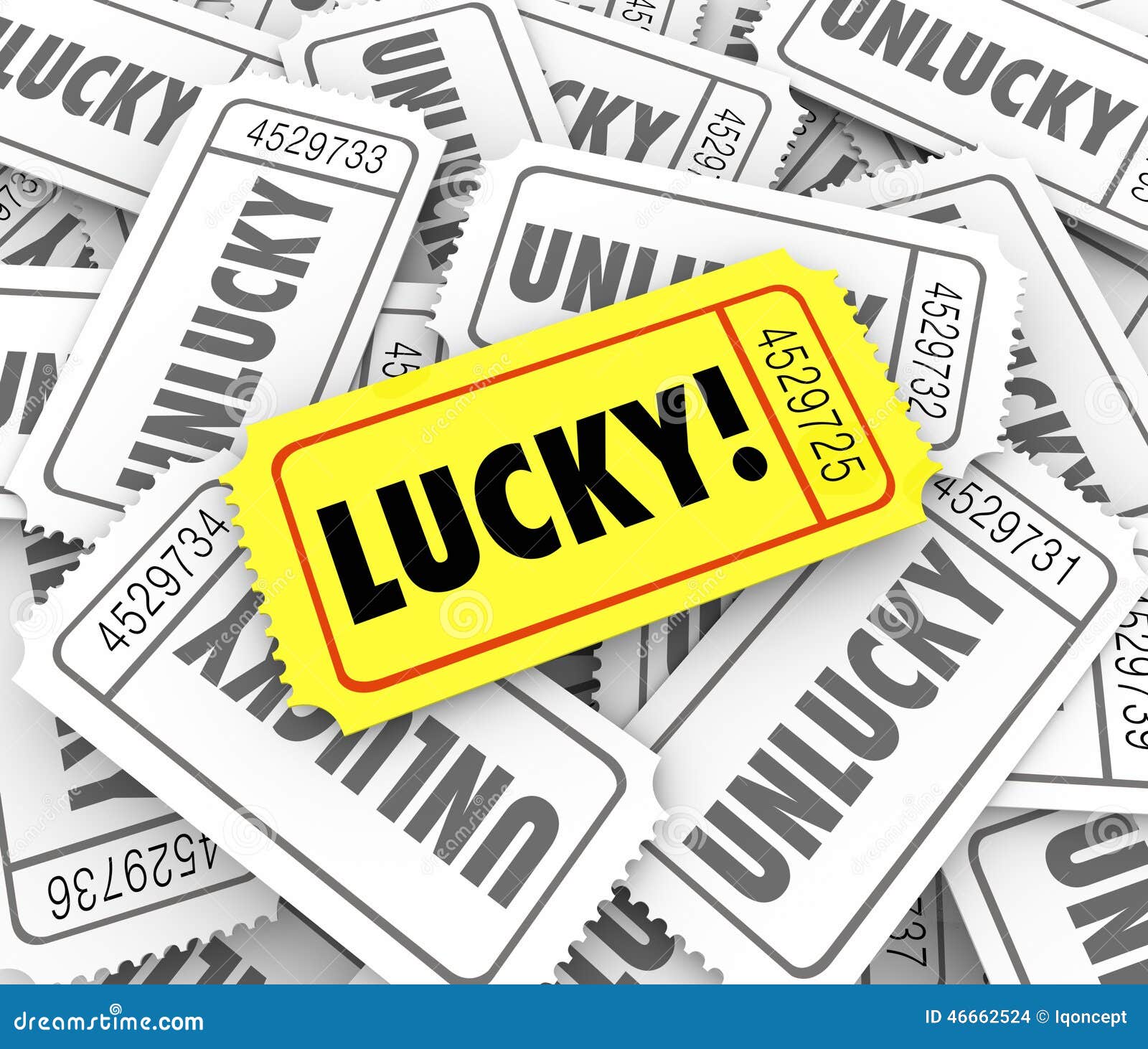 tickets lucky versus unlucky words raffle contest winner odds ch