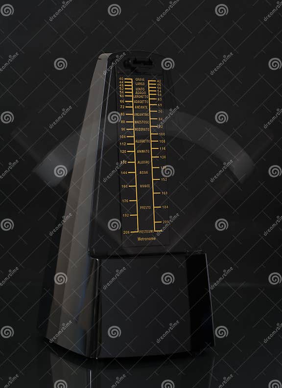 Ticking Metronome stock photo. Image of measuring, metronome 45488604