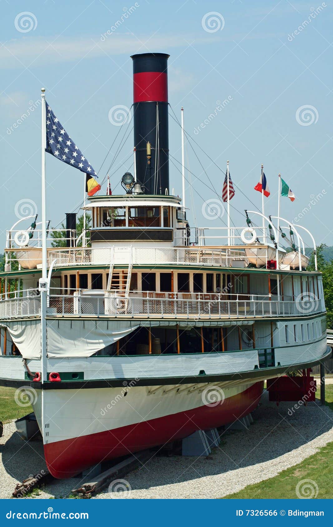 The Ticonderoga stock photo. Image of marine, museum, americana 7326566