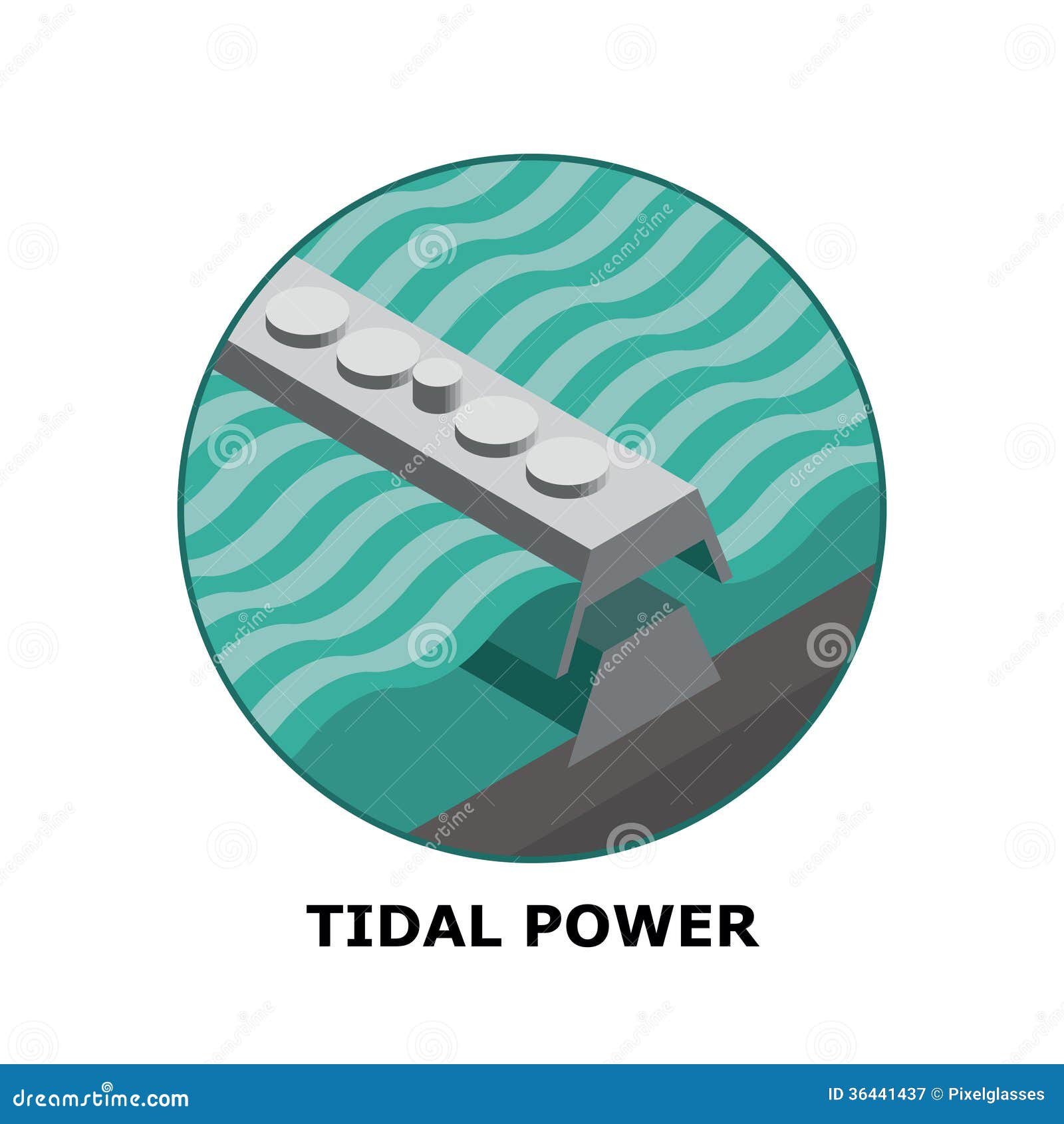 Tidal Power, Renewable Energy Sources - Part 6 Royalty Free Stock 