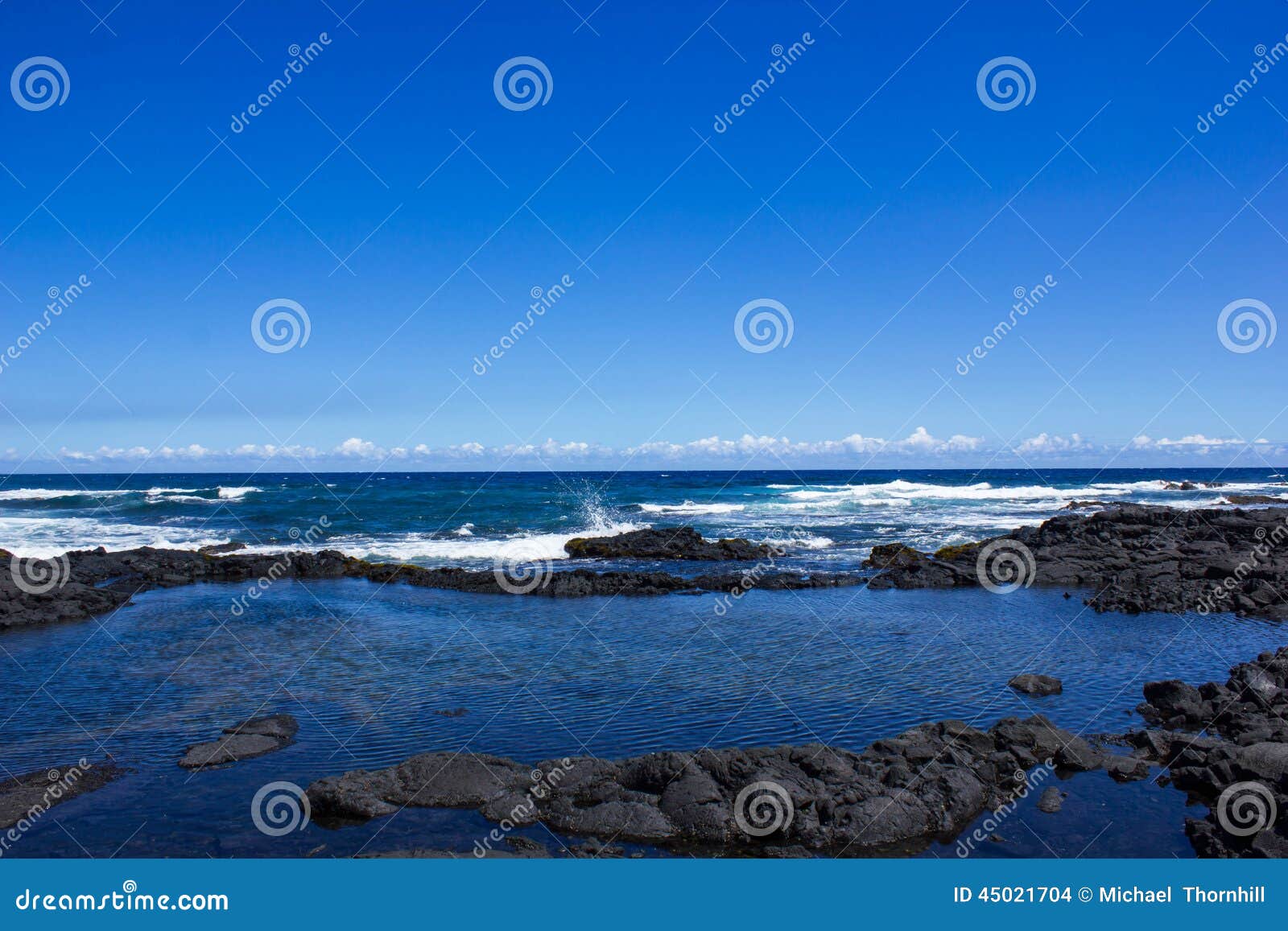 Tide pool on the Pacific stock photo. Image of island 45021704