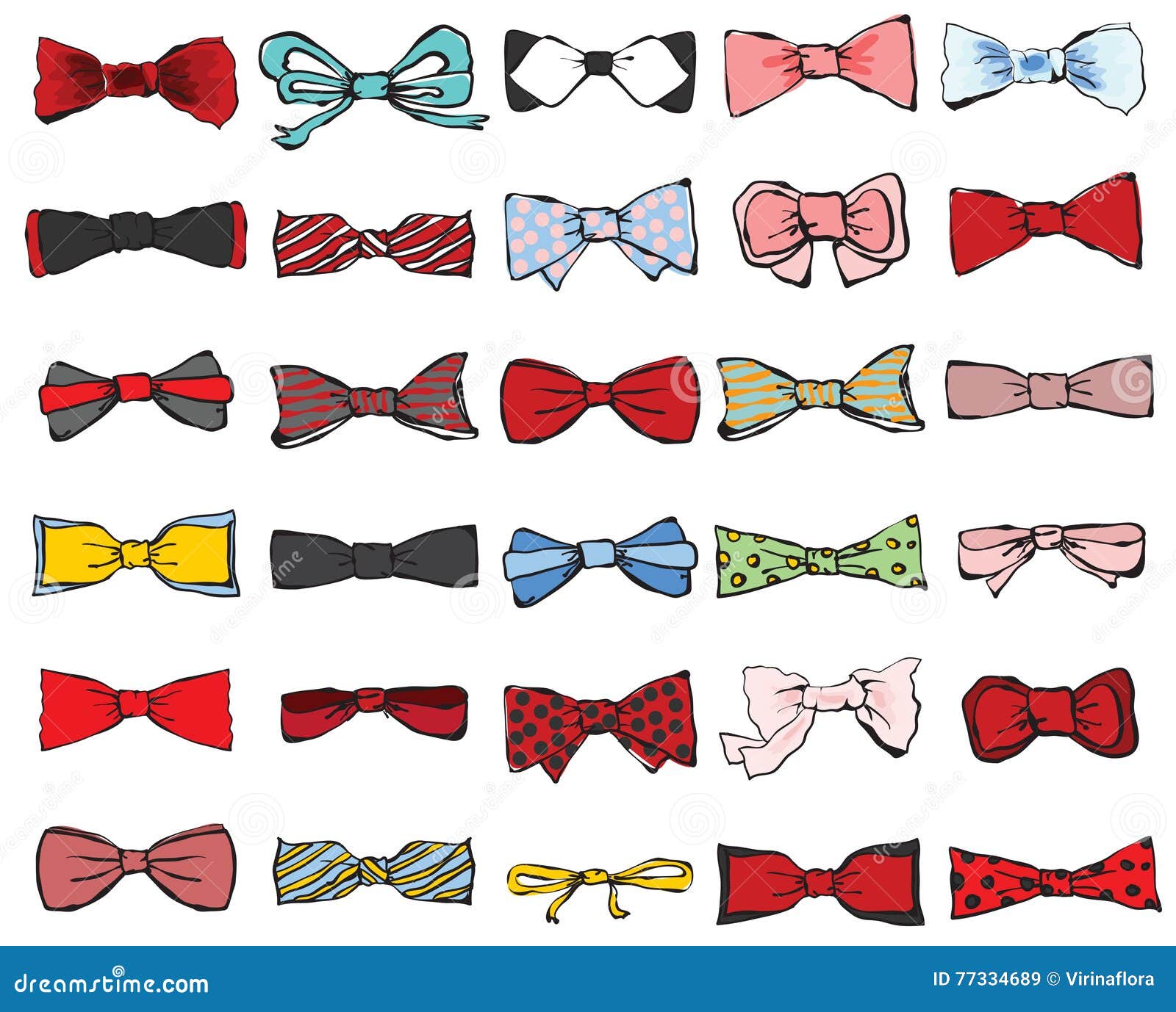 Tiebows for hipster stock vector. Illustration of package 77334689