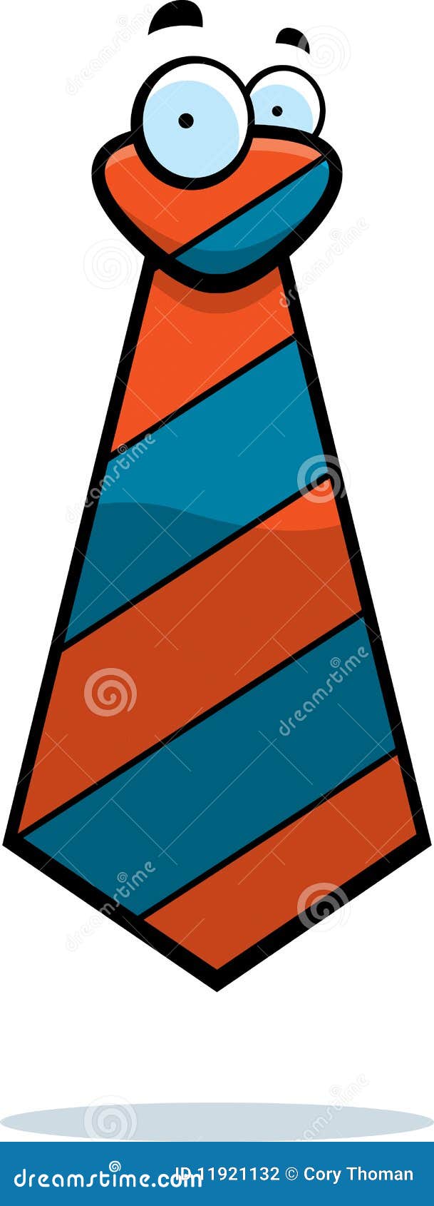 Tie Cartoon stock vector. Illustration of clothing, accessory 11921132