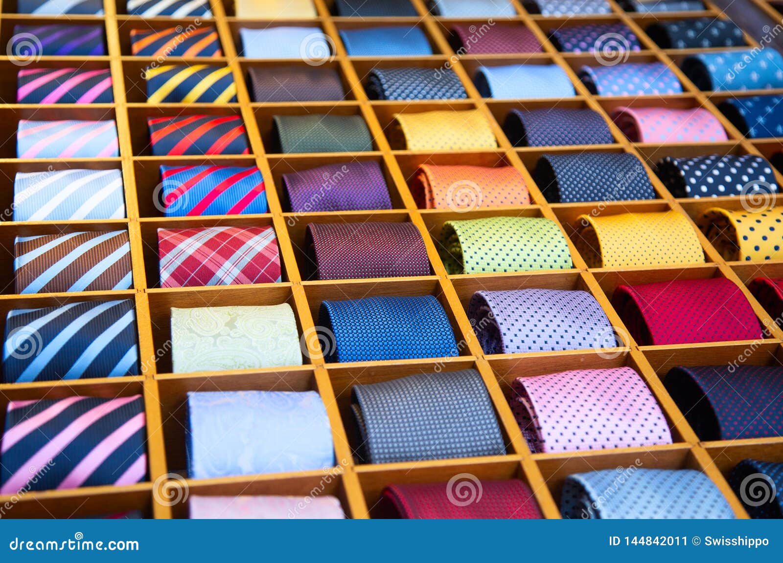 Tie collection stock image. Image of necktie, business 144842011