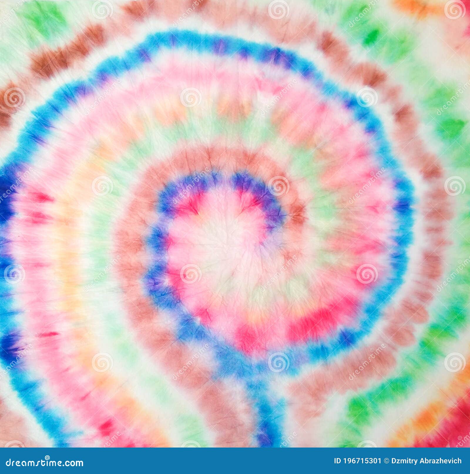 How to Tie Dye Swirl Pattern