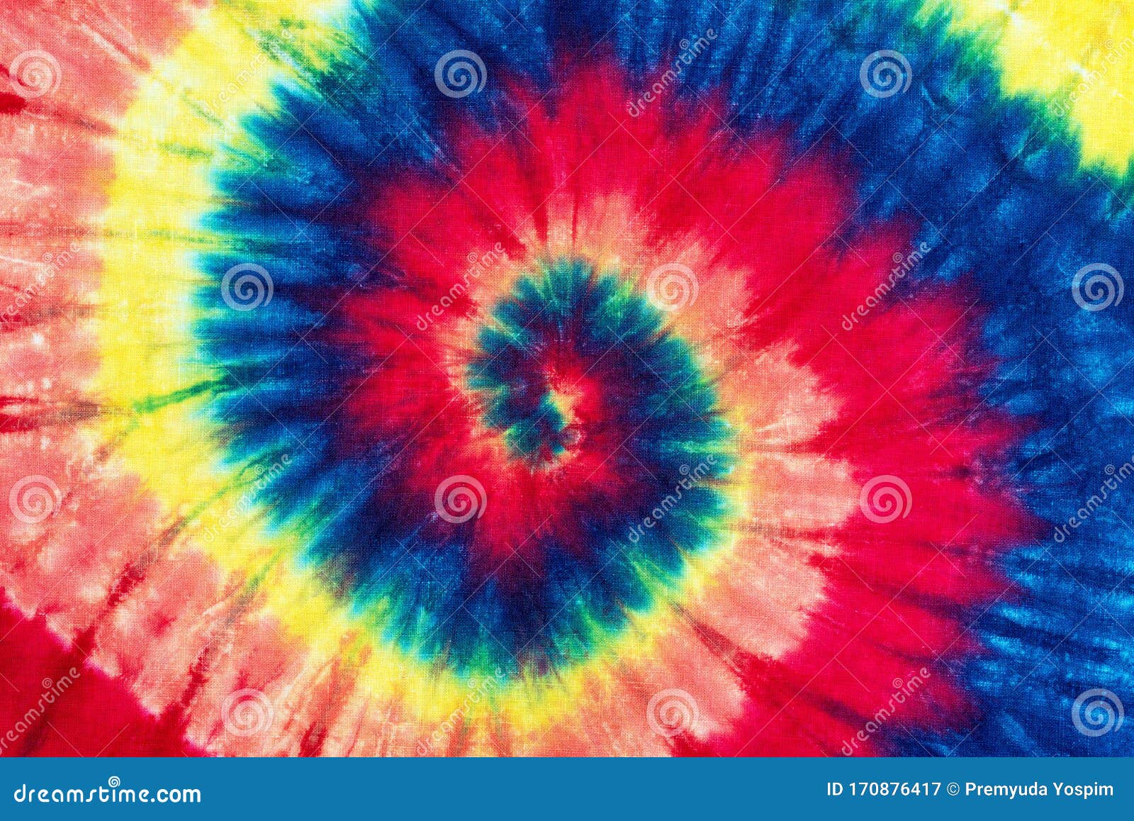 Spiral Tie  Dye  Pattern  Abstract Background Stock Image 