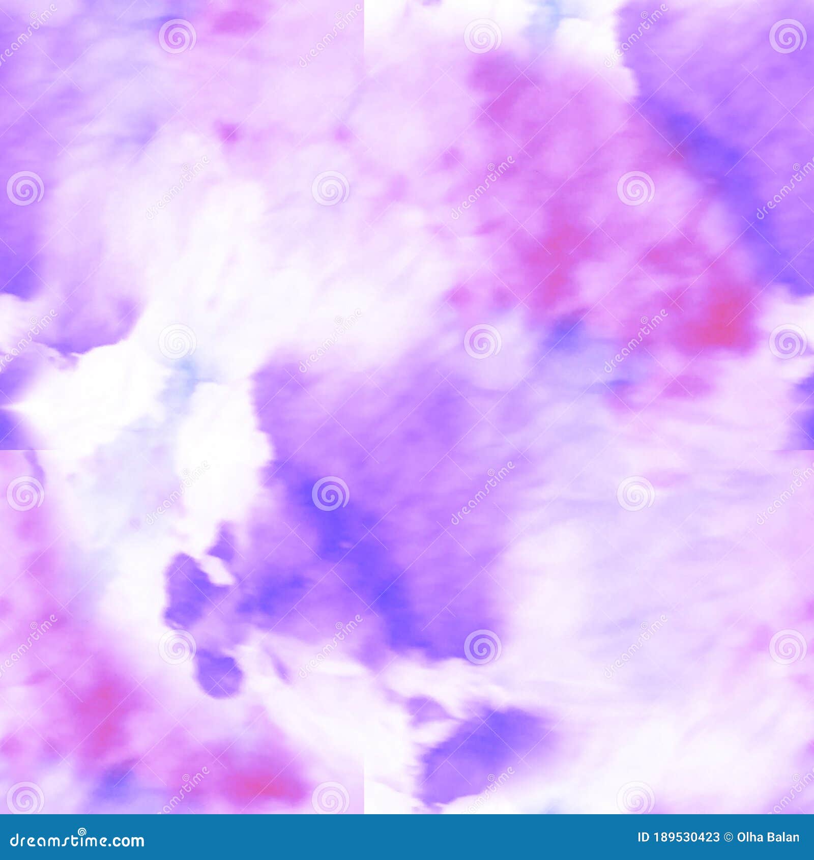 Tie Dye Seamless Texture. Magenta, Blue Shibori Stock Image - Image of ...