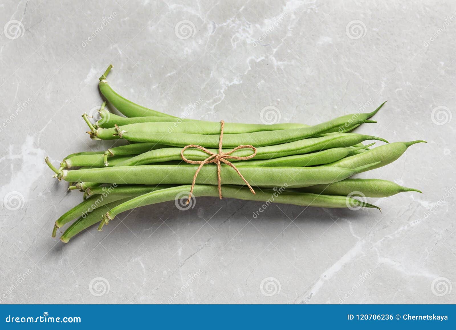 Tied fresh green beans stock photo. Image of diet, food - 120706236