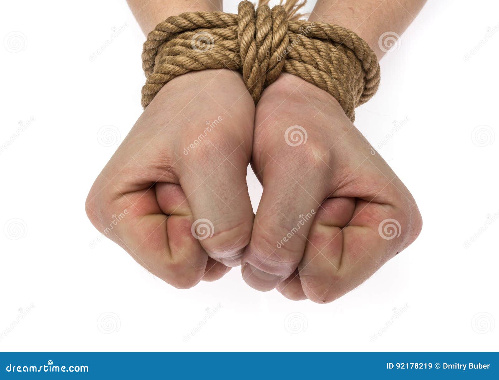 rope Hands tied with