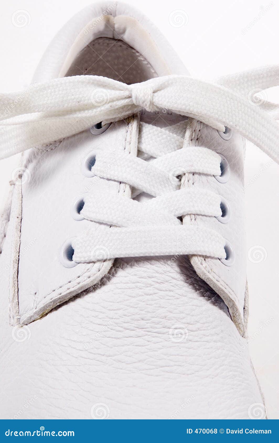 Tied Laces stock photo. Image of leather, detail, laces 470068