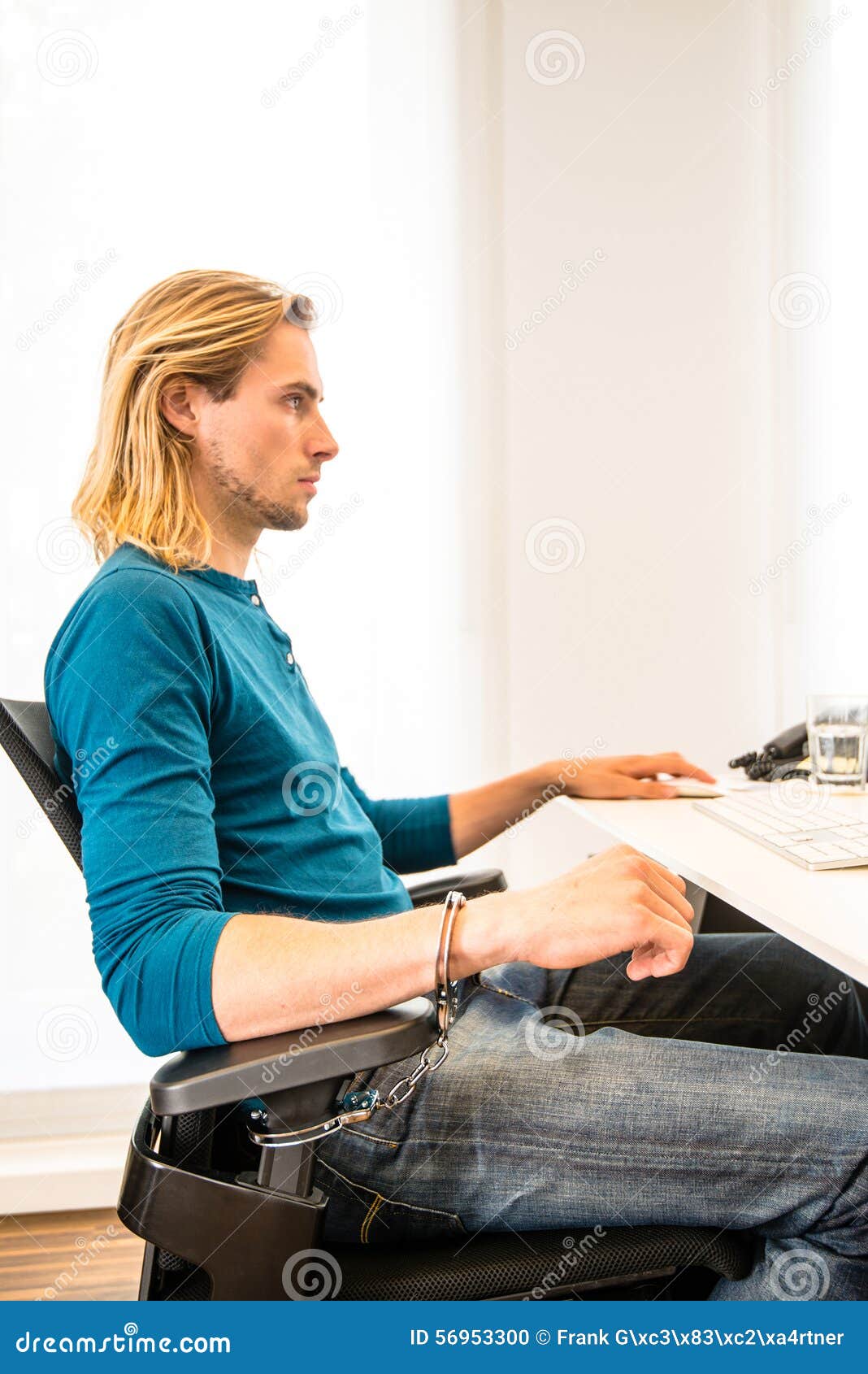 Tied To The Office Stock Photo Image Of Person Executive 56953300