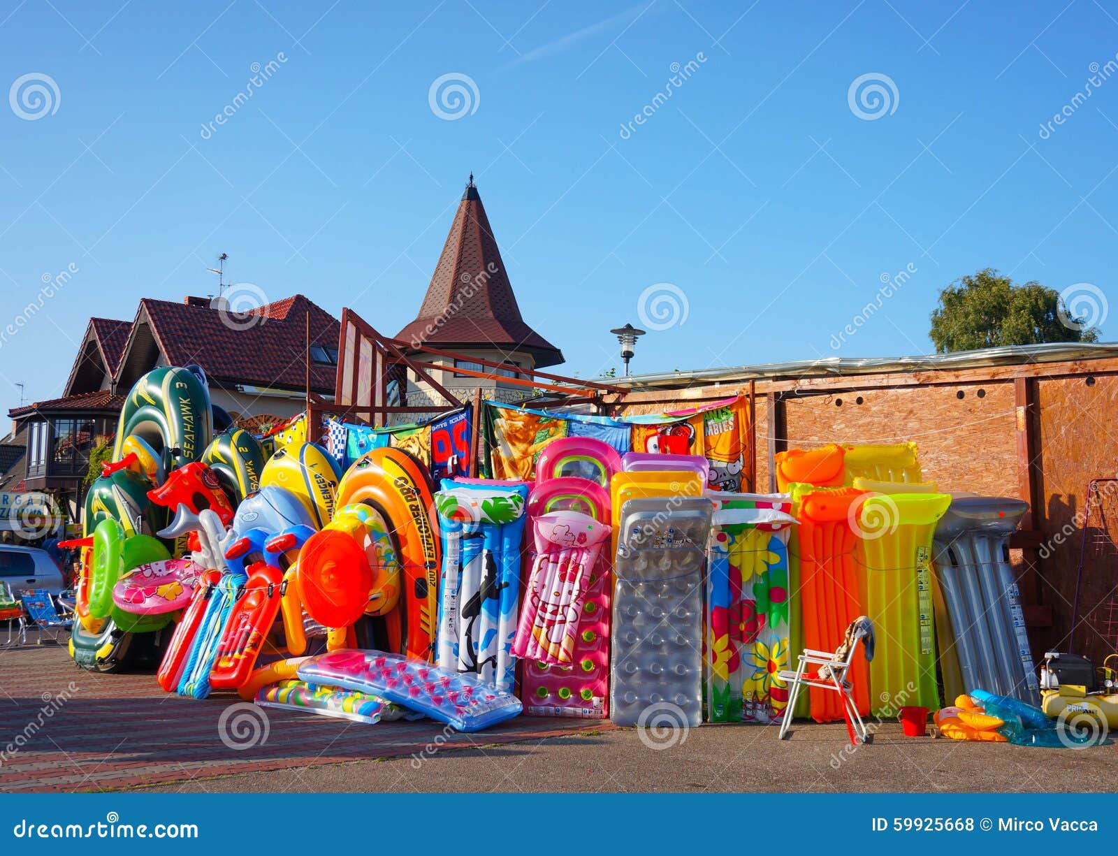 Tienda De Juguetes De La Playa Foto de archivo editorial Imagen de