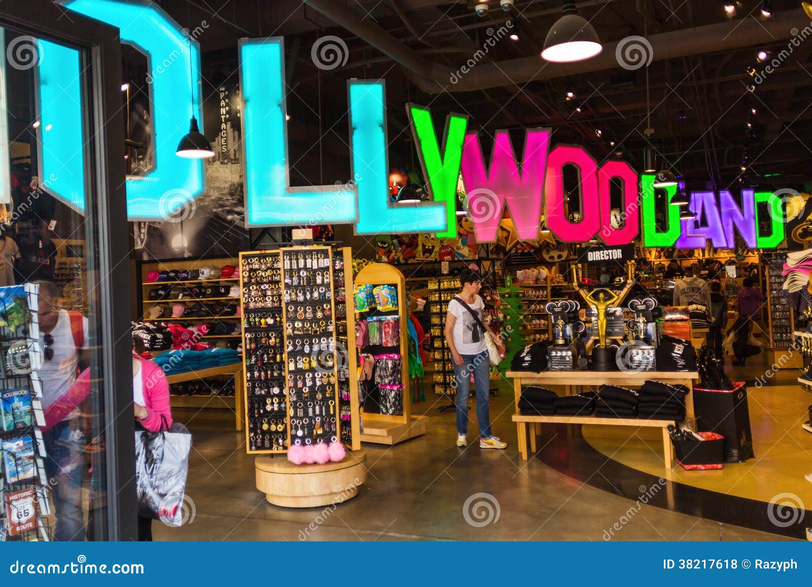 Tienda De Souvenirs En Hollywoodland Foto de archivo editorial Imagen