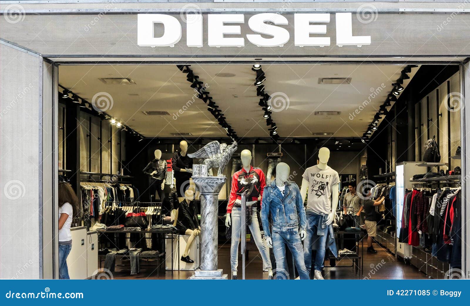 Tienda diesel, Denver imagen editorial. Imagen de fachada 42271085