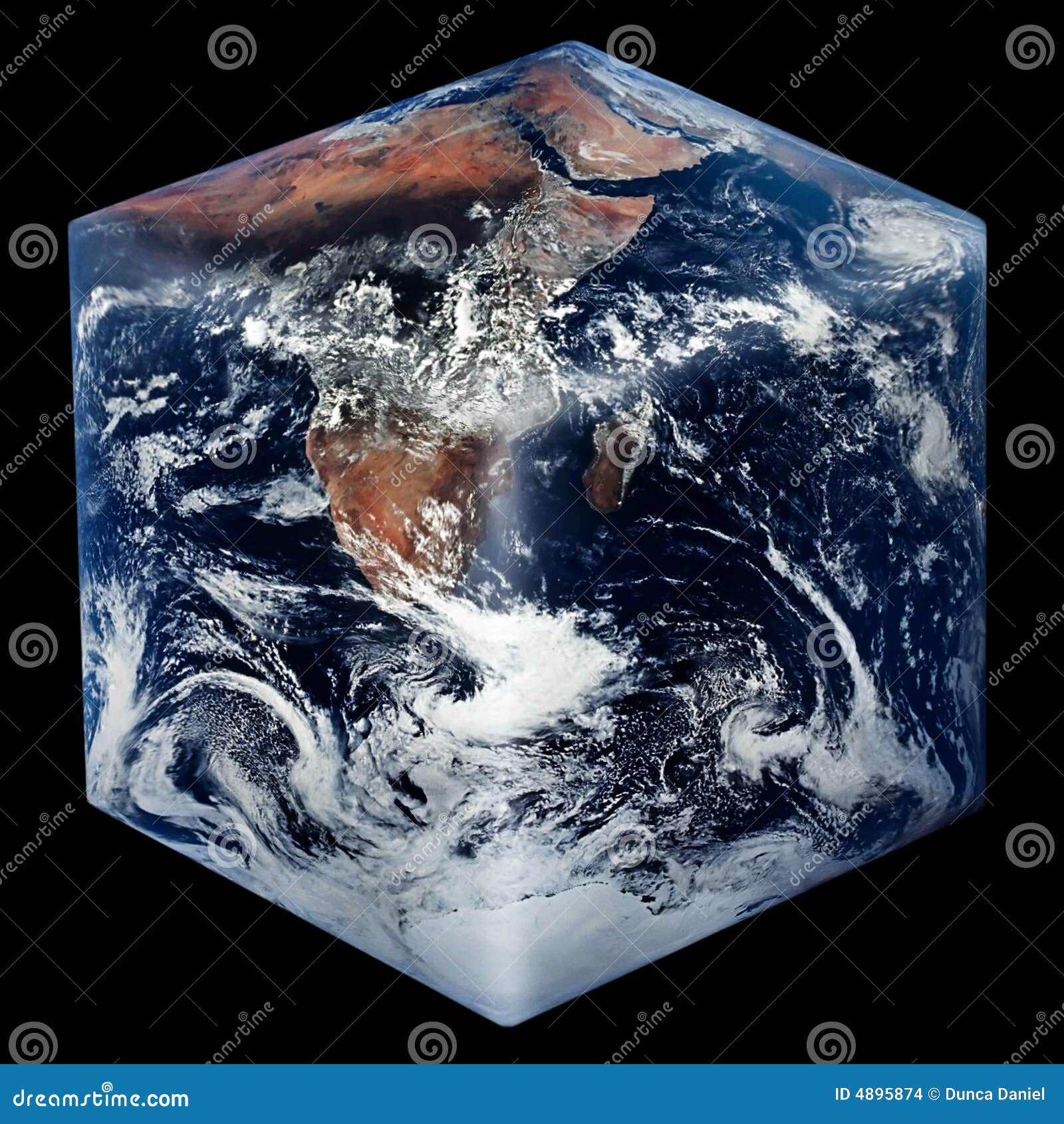 Tierra cuadrada stock de ilustración. Ilustración de mundo 4895874