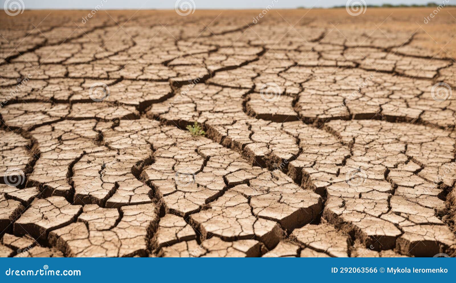 Tierra Seca En Un Campo Bajo El Sol Abrasador Stock de ilustración -  Ilustración de deshidratado, desastre: 292063566