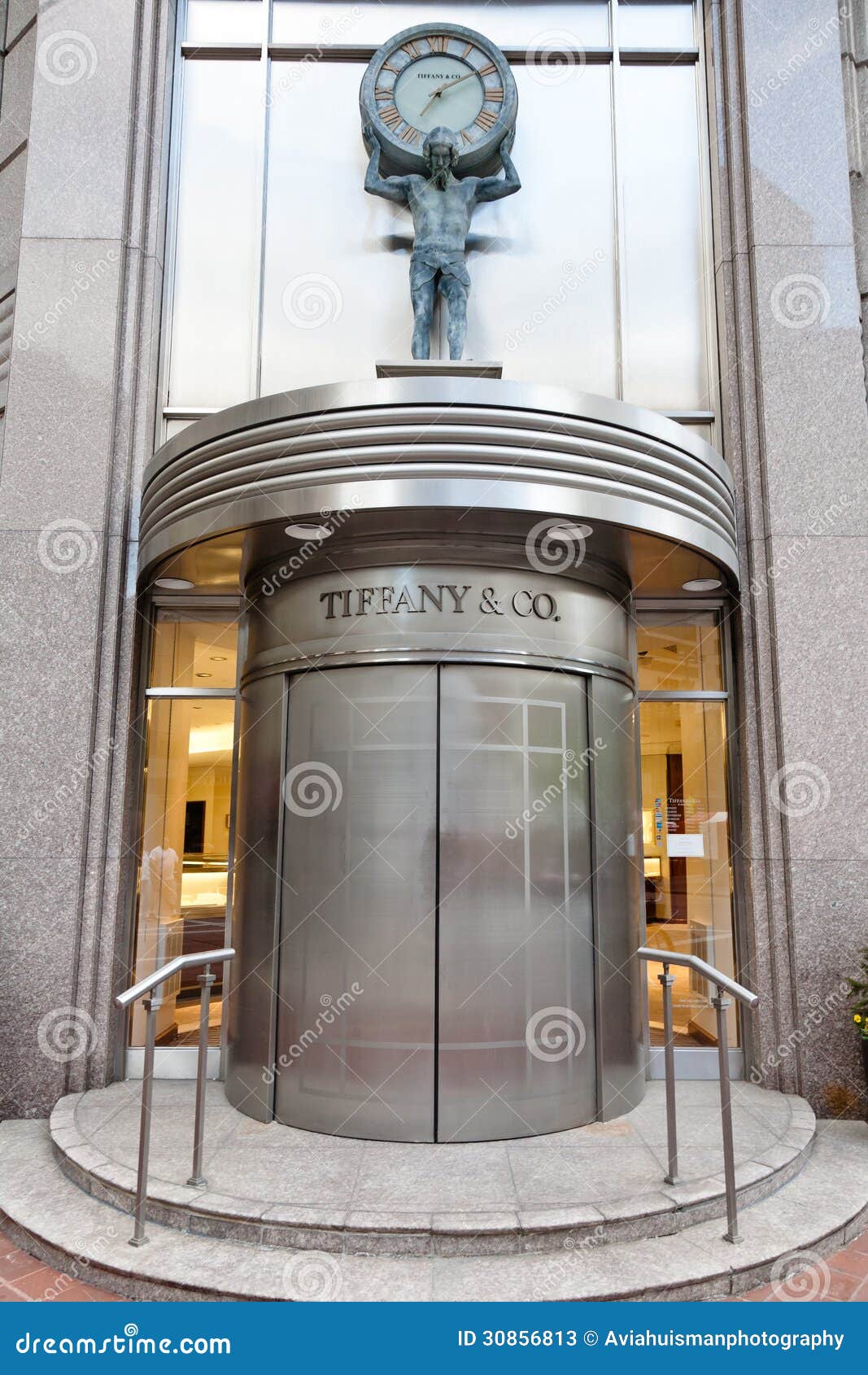 Tiffany CO Storefront  Entrance Editorial Stock Photo 