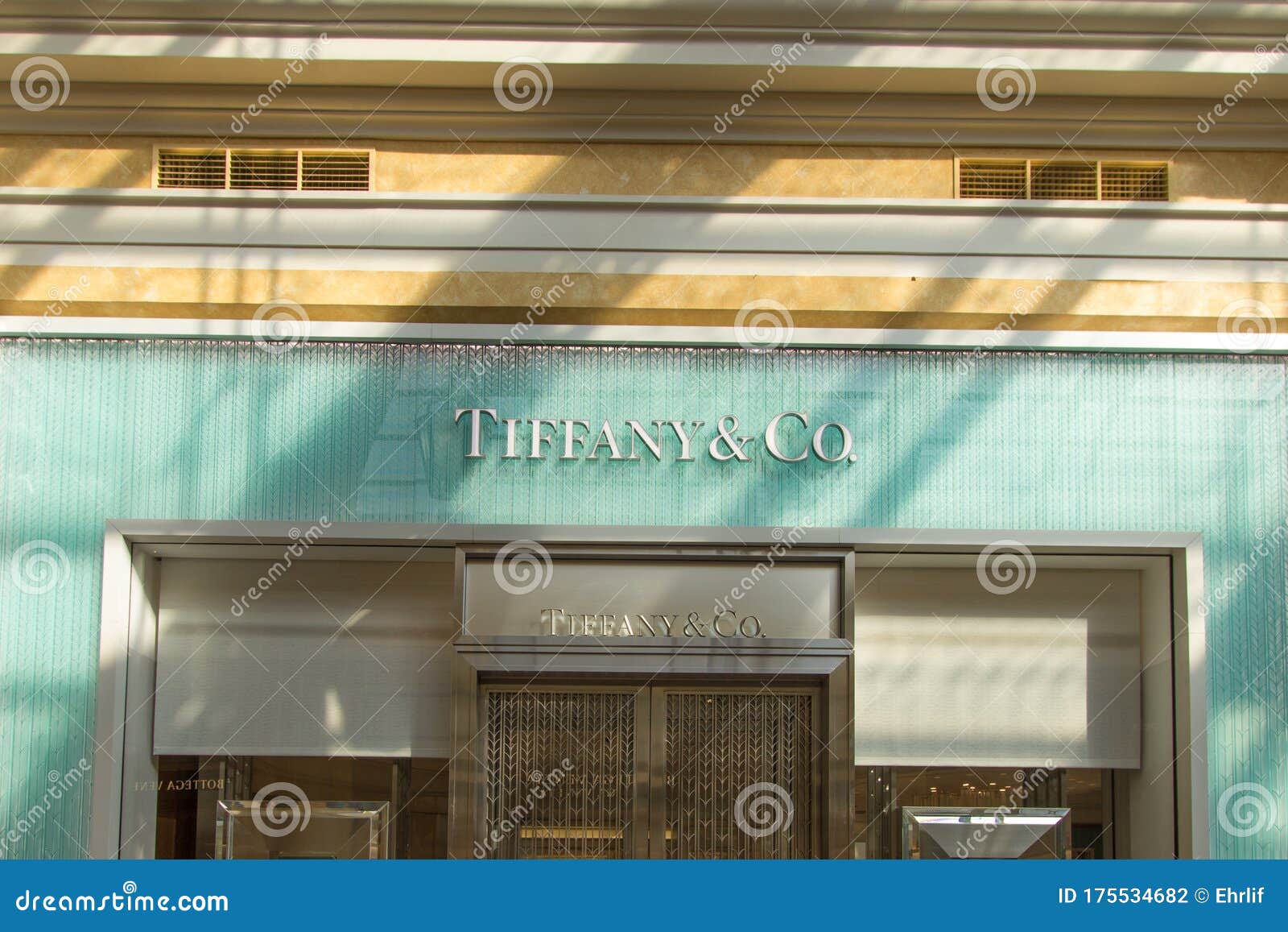 Tiffany And Company Storefront Logo Editorial Photography Image Of