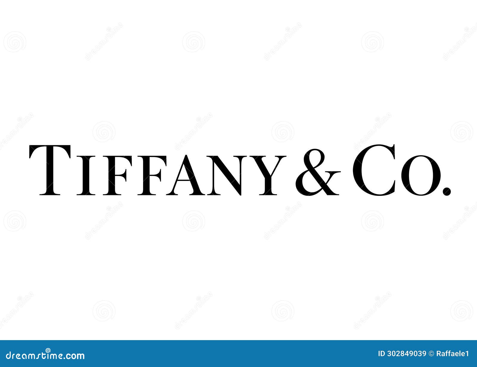 Tiffany Logo editorial stock image. Illustration of fashion - 302849039
