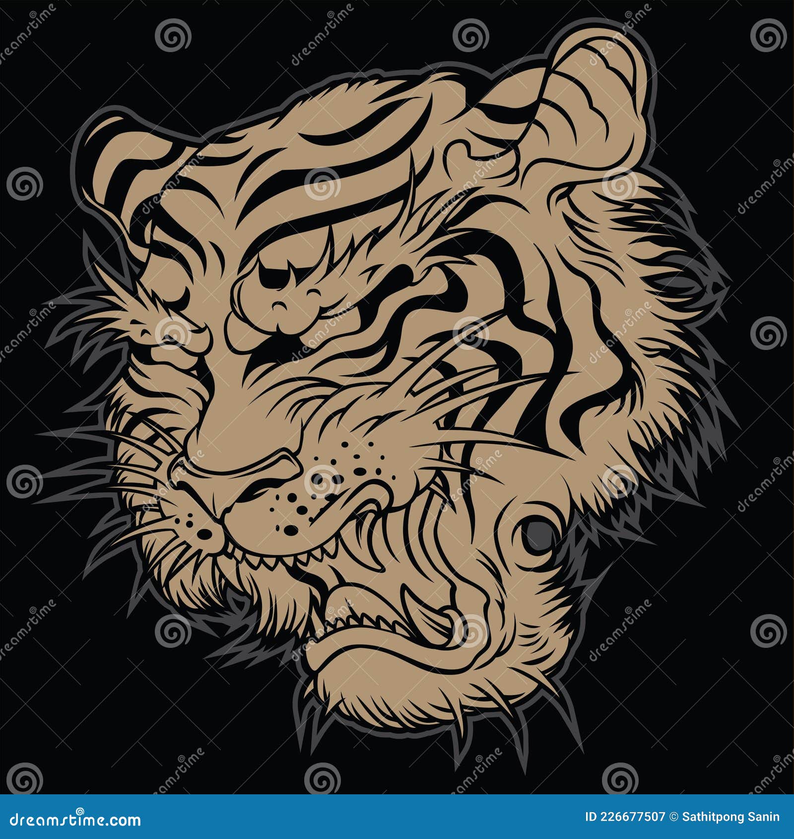 Angry Tiger Tattoo On Chest  Tattoo Designs Tattoo Pictures