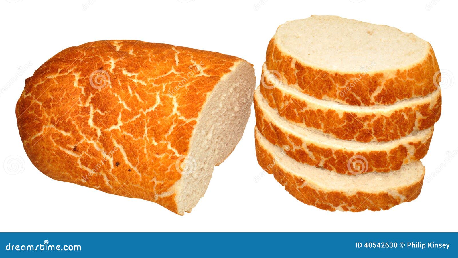 Tiger Bread Or Tiger Loaf Closeup. Also Known As Tiger Skin Bread