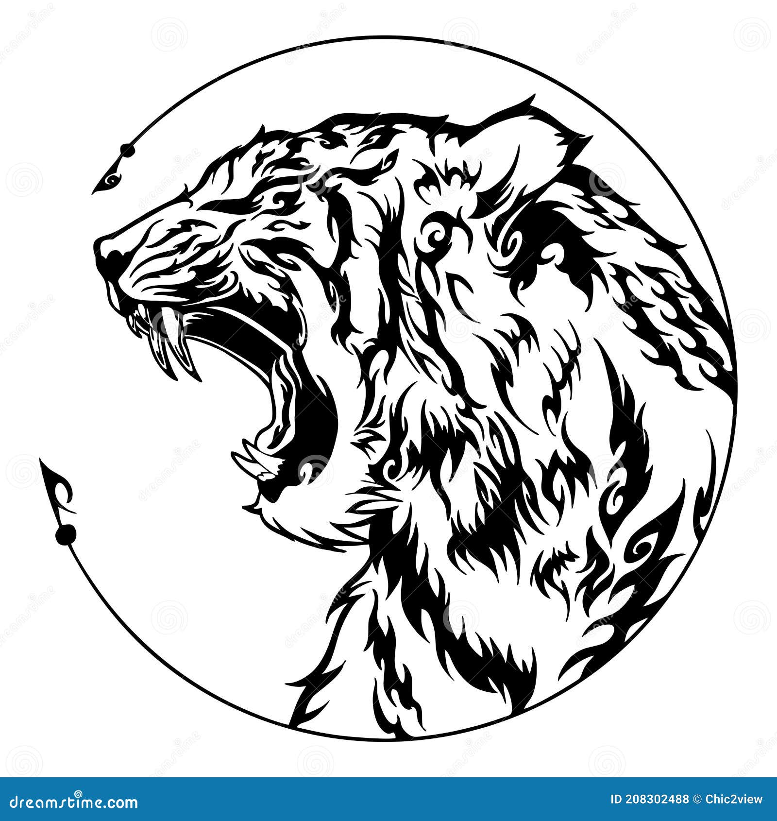 A Wolf Illustrations Blog: Quill Pen Tattoo Design Linework