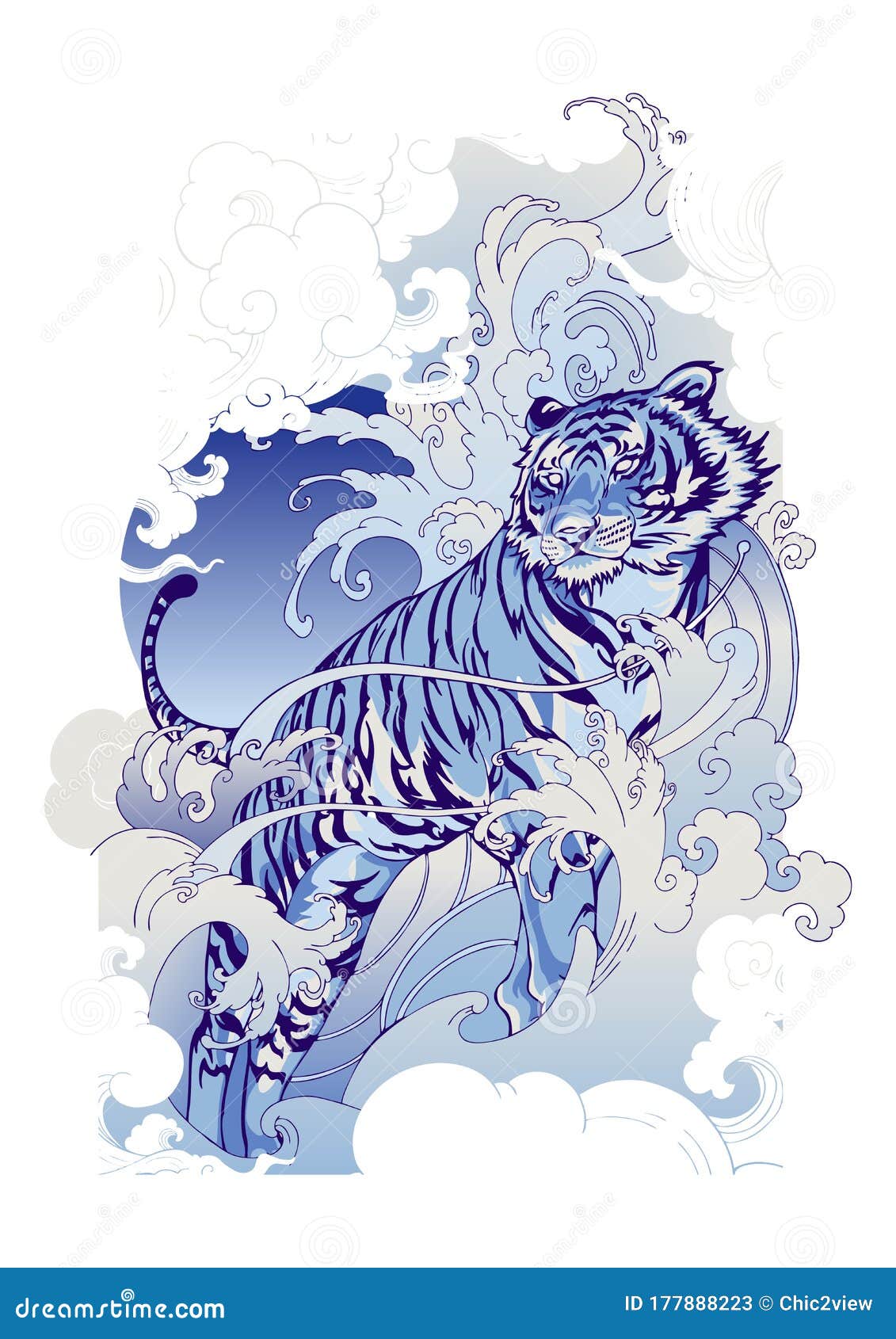 Terrific Tiger Tattoos for Chinese New Year 2022  magnumtattoosupplies