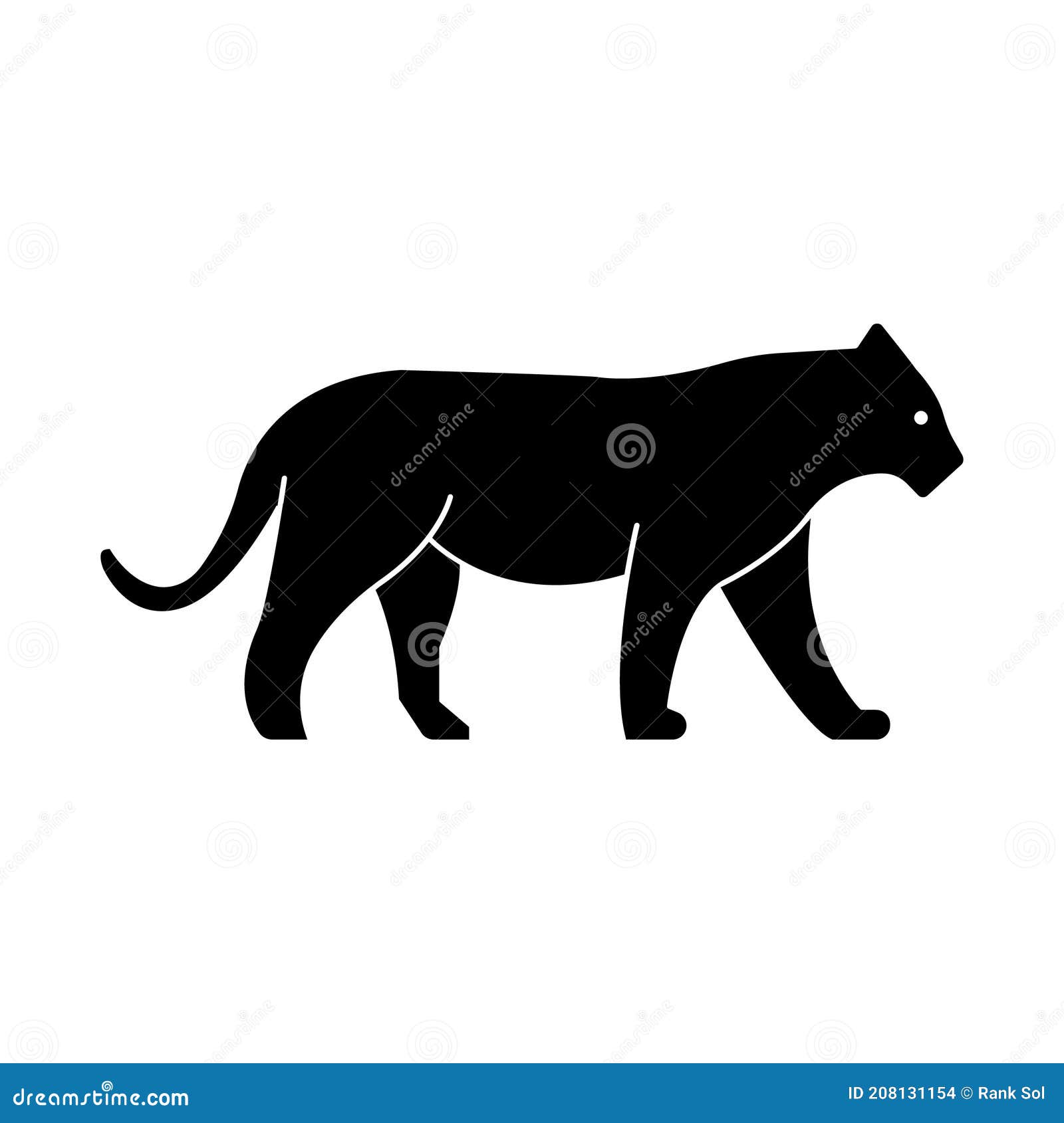 tiger   icon that can be easily modified or edited