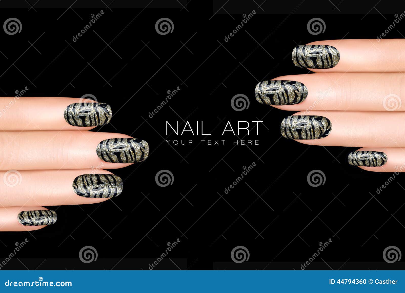 No Tool Nails Tutorial! 5 Animal Nail Art for Short Nails | Ami Nails -  YouTube