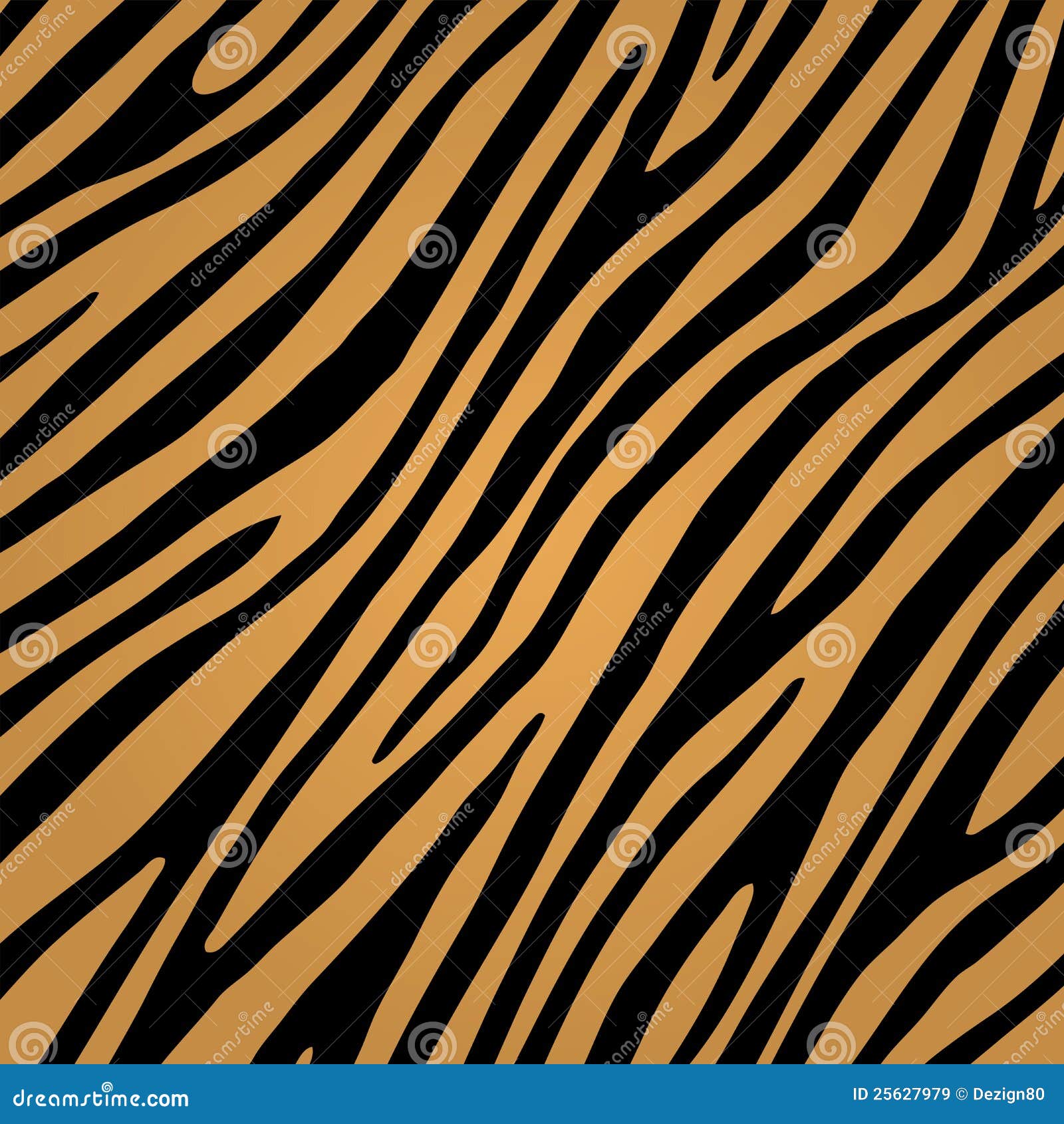 Tiger skin pattern stock vector. Illustration of pattern - 25627979