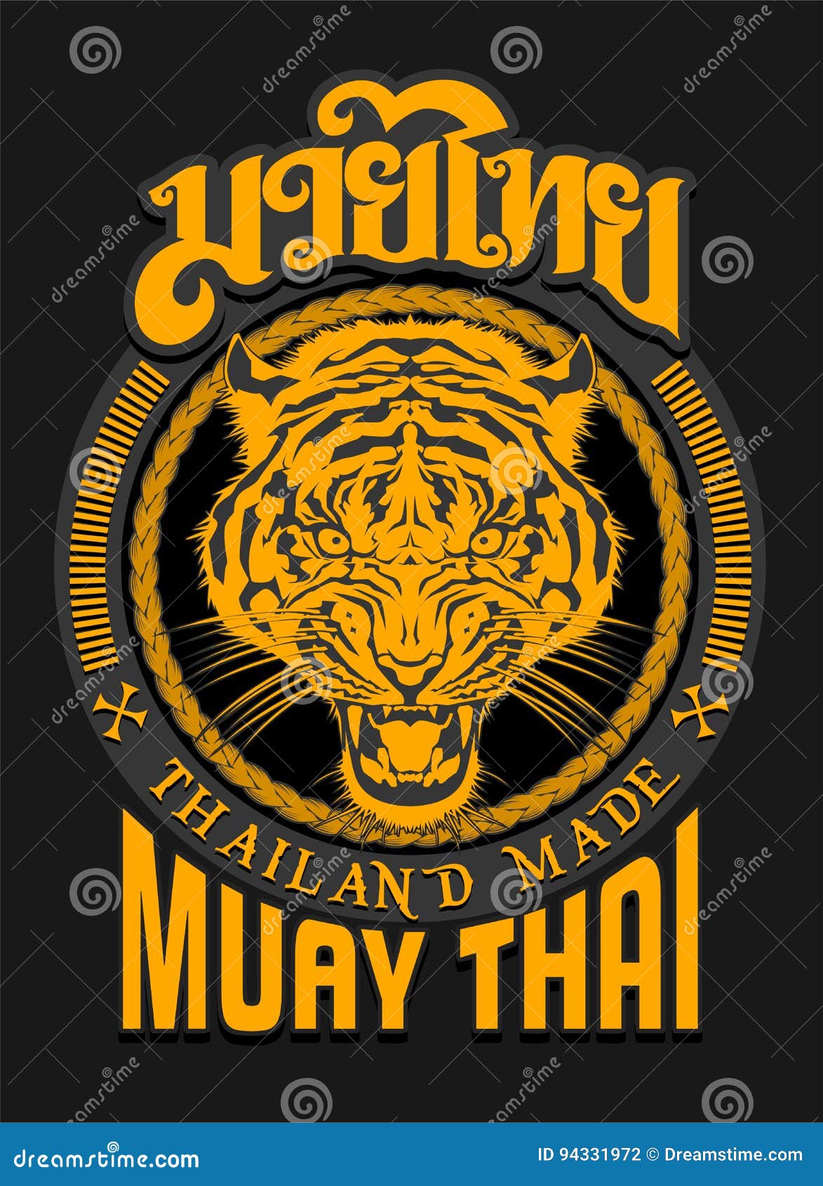 820 Thai Tiger Tattoo Images Stock Photos  Vectors  Shutterstock