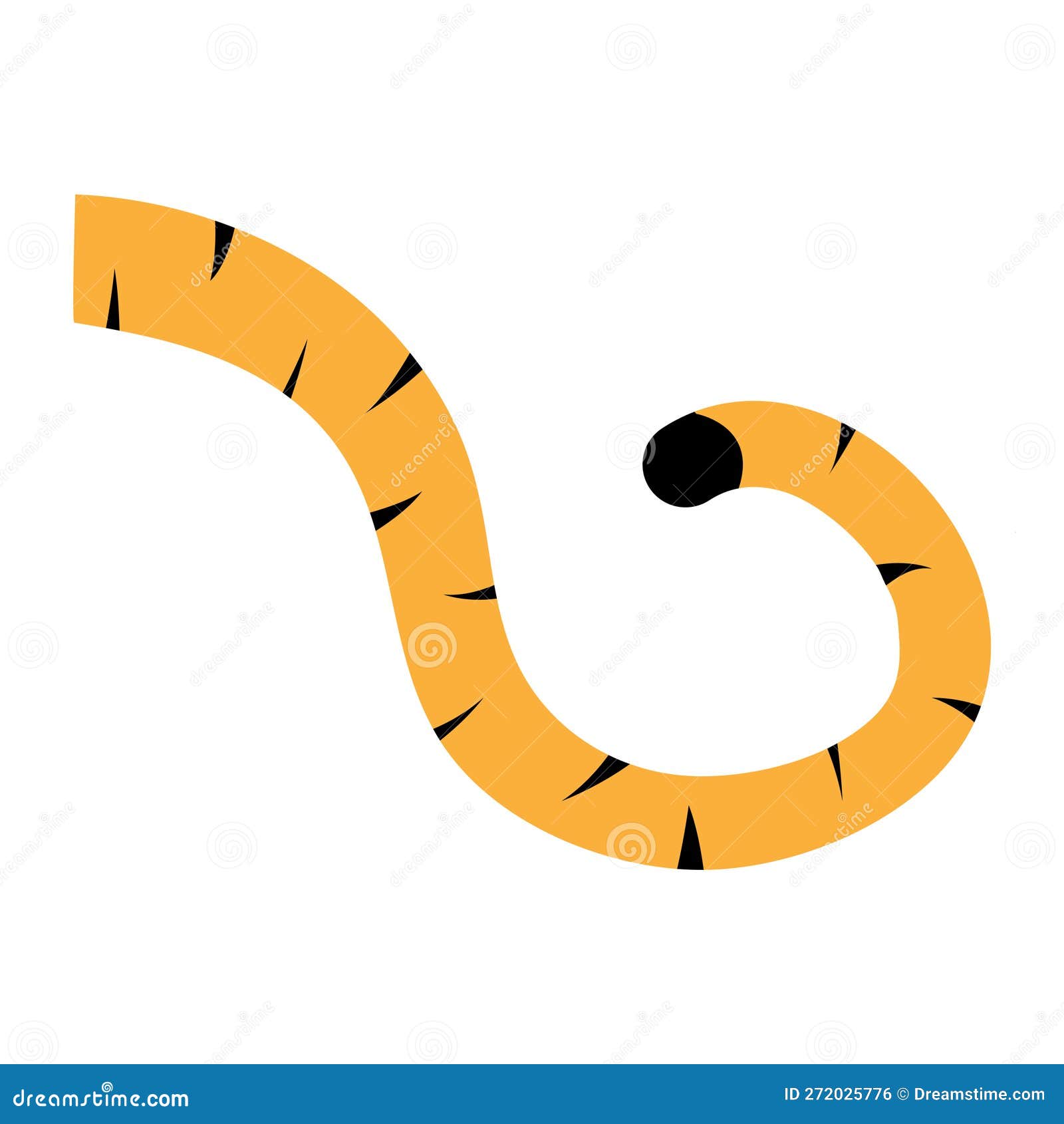 Tiger tail icon vector stock illustration. Illustration of safari