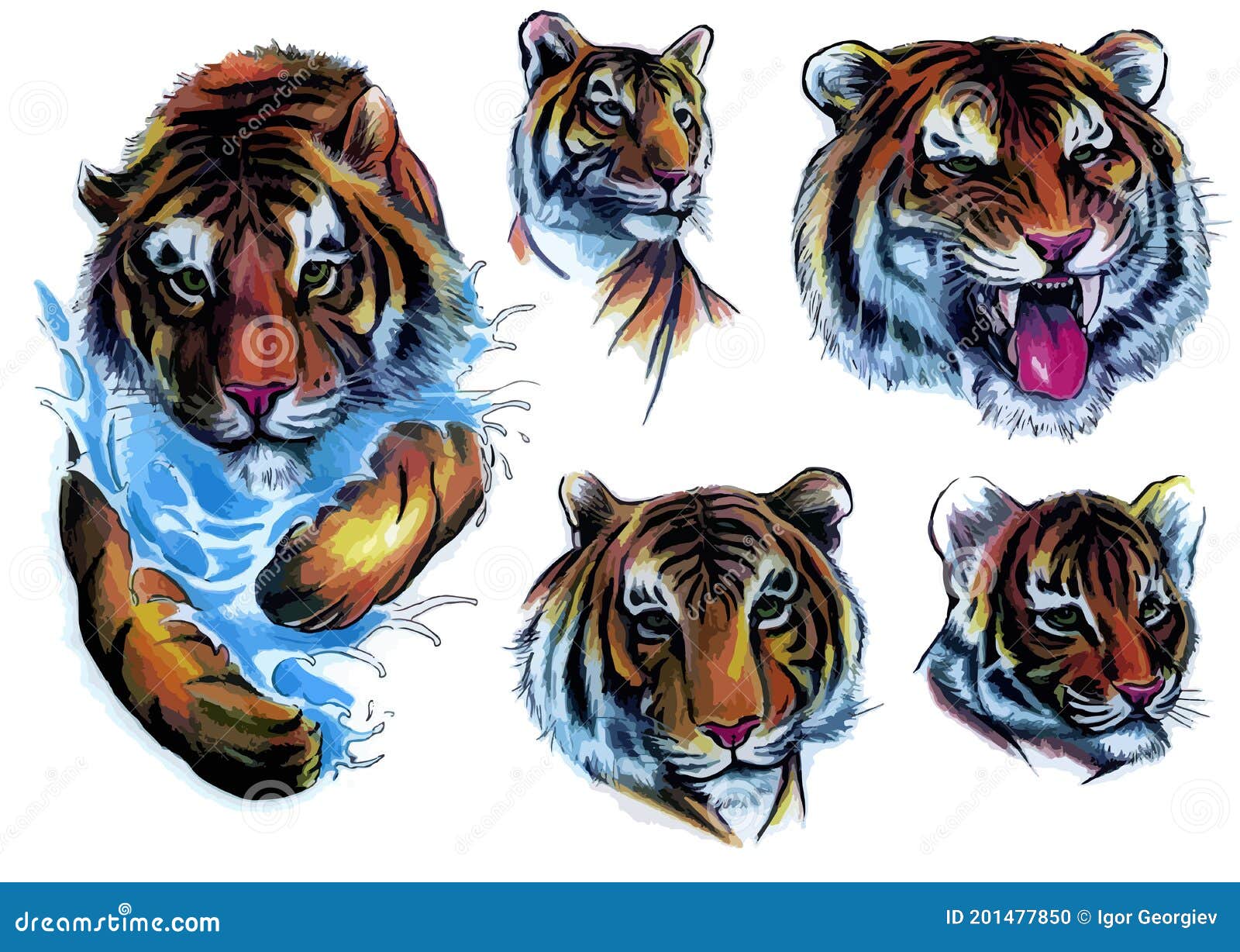 Wholesale Imitate real tattoo look real water transfer tiger lion animal  flowers butterfly flowers small symbols 15 days Tattoo Sticker From  malibabacom